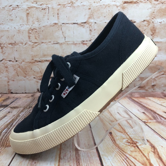 Superga Shoes - Superga Unisex Blue Canvas Classic Sneakers Shoes